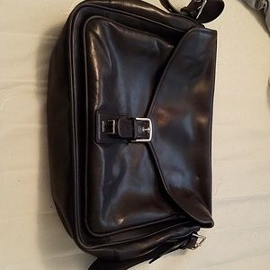 Coach large vintage leather briefcase